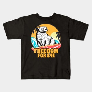 Otter 841 - Surfing Fashion Kids T-Shirt